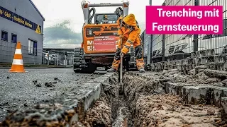 Trenching in Altenholz: Glasfaser verlegen mit Fernsteuerung