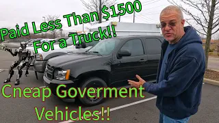 Government auto auctions $1500.00 what car we buy?