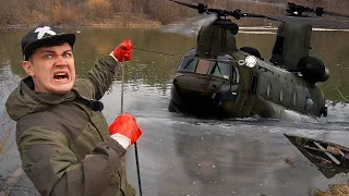 Эти жуткие находки мы нашли на магнитной рыбалке, где упал военный вертолет!