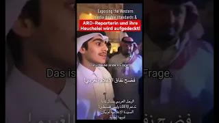 ARD zeigt das nicht - Reporterin hops genommen😲🇶🇦🇸🇦