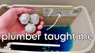 Put aluminum foil in your toilet once and after 5 minutes you will be surprised by the result 😱