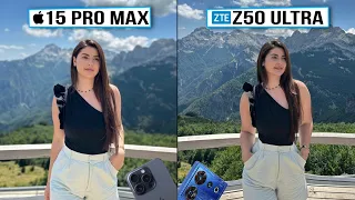 iPhone 15 Pro Max vs ZTE Nubia Z50 Ultra Camera Test