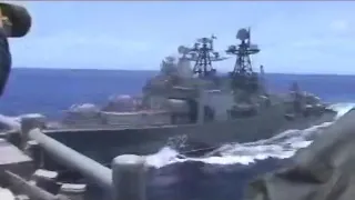 Скандальное сближение российского и американского крейсеров в филипинском море