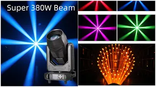 Super Beam Light 380W Osram Lamp Moving Beam Light #lightingtech #lightingdesign #iluminacao