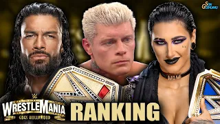 Ranking Every WWE WrestleMania 39 Match From LEAST To BEST | FULL VIDEO | By @SonGoshuaku ​