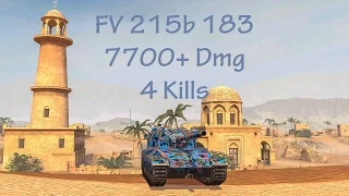FV 215b 183 - 7700+ Dmg - 4 Kills