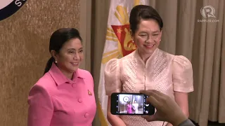 Robredo passes baton as opposition leader to Hontiveros