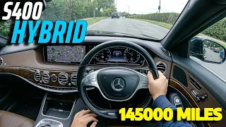 MERCEDES BENZ S CLASS S400H - POV TEST DRIVE (UK)