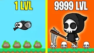 Flyordie.io MAX EVOLUTION BOSS vs ME! FLYORDIE.IO MAX LEVEL ALL ANIMALS (Flyordie.io Gameplay)