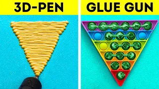 3D-PEN VS. GLUE GUN! || Cool DIY Jewelry, Repair Tricks And Home Decor