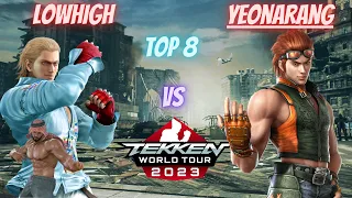 Lowhigh (Shaheen,steve) Vs Yeonarang (Hwoarang) TWT 2023 - REV Major 2023 - Top 8