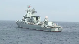 Navio russo Moskva afunda no Mar Negro | AFP