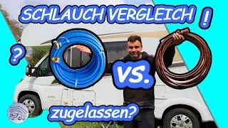 Welcher Schlauch ist zugelassen für Trinkwasser? Schlauch für Wohnmobil, Kastenwagen, Camping & Van