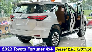 2023 Toyota Fortuner 4x4 Diesel 2.8L White Color - Exterior and Interior Details
