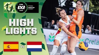 Spain v Netherlands | Women | Highlights | Crelan FIBA 3x3 World Cup 2022