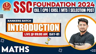 SSC Foundation Batch 2024 | SSC Maths | Introduction Class #1 | SSC Exam | Maths By Ravinder Sir