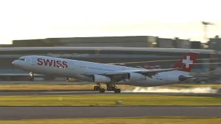 Summertime sunrise spotting at Zurich Airport