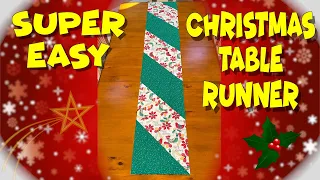 Super Easy Christmas Table Runner | The Sewing Room Channel