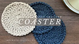 How to Crochet an Easy Zig Zag Coaster