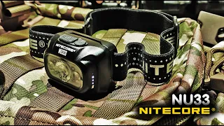 Тактический налобный фонарь Nitecore NU33/Tactical headlamp