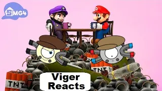 Viger Reacts to SMG4's "SMG3's BOMB CAFE"