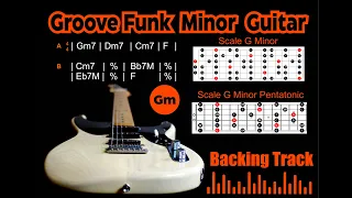 Groove Funk Minor Guitar - Backing Track for improvise