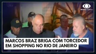 Vice do Flamengo troca socos com torcedor