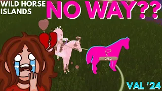 Giving Away EVERY RARE HORSE I CATCH in WILD HORSE ISLANDS on ROBLOX (Valentine's Event 2024)