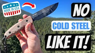 TRUE AMERICAN BUILT CAMP KNIFE! Republic by Cold Steel