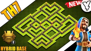 [INSANE] TOWN HALL 7 (TH7) TROPHY/FARMING BASE 2019!! | NEW TH7 BEST HYBRID BASE 100% TESTED ✔✔- COC