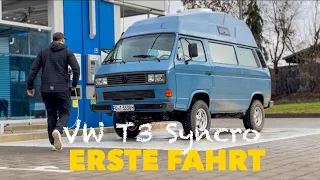 T3 Syncro I Erste Fahrt seit 3 Jahren 🤩 WBX 2.1