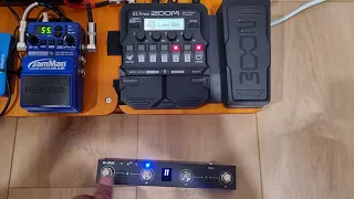 Zoom G1x Four Patch change from Looper screen - M-Vave controller