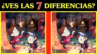 👁 ENCUENTRA las 7 DIFERENCIAS - Gravity Falls - 8 - ¿Eres capaz de encontrarlas todas a tiempo?