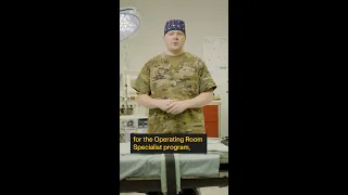 Sgt. Ferguson (Operating Room Specialist, 68D) talks about  his students