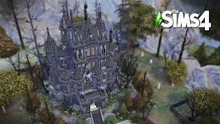 Straud Vampire Castle | The Sims4 Stop Motion Build | NoCC |【シムズ４建築】