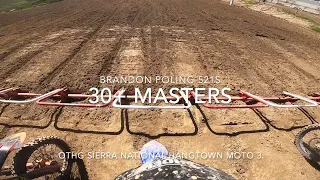 30+ Masters OTHG Sierra National Hangtown Moto 3