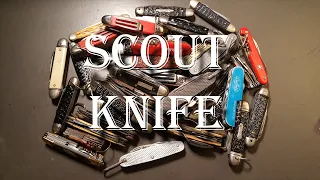 Collection of 39 Vintage Scout / Camp Pocket Knives