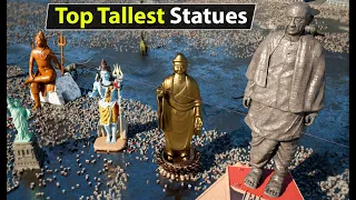 Rise of world Tallest Statues in the world | Tallest statues size comparison