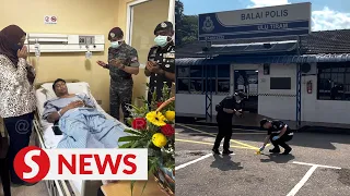 Ulu Tiram police station attack: Injured cop moved to normal ward