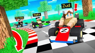 Speed Running with Karts in Minecraft...