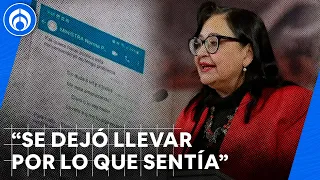 Mensajes de Norma Piña al senador Armenta no anulan su trayectoria: periodistas