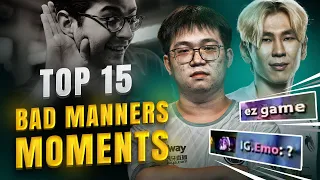 Top 15 Bad Manners Moments in Dota 2 History - The Best of Dota 2's All-Chat