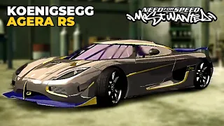 Need For Speed Most Wanted 2005 | Koenigsegg Agera RS Naraya | TEST DRIVE | FULL PERFORMANCE