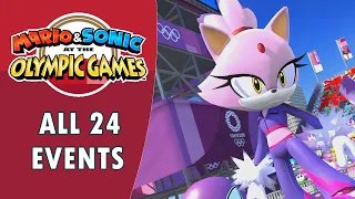 Mario & Sonic at the Tokyo 2020 Olympic Games - Blaze (All 24 Events)