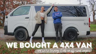 4X4 TOYOTA HIACE BUILD Ep. 1 | We bought a 4X4 van and we're turning it into an off road camper!