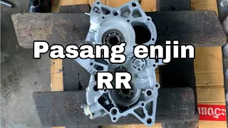 Kawasaki biru Pasang engine