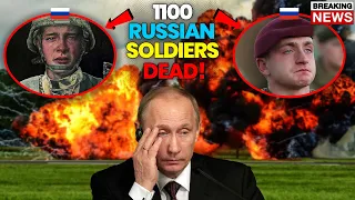 10 MINUTES AGO! Ukrainian Army Killed “1100” Russian Soldiers!