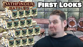 Pathfinder Battles Miniatures First Look --- Shattered Star Full Case Unboxing Part 1