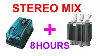 №66 Aquarium compressor sound, transformer sound - 8 hours. Sound for sleep. Stereo mix.ASMR