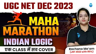 UGC NET Paper 1 | Indian Logic UGC NET Marathon | Indian Logic Revision | JRFAdda